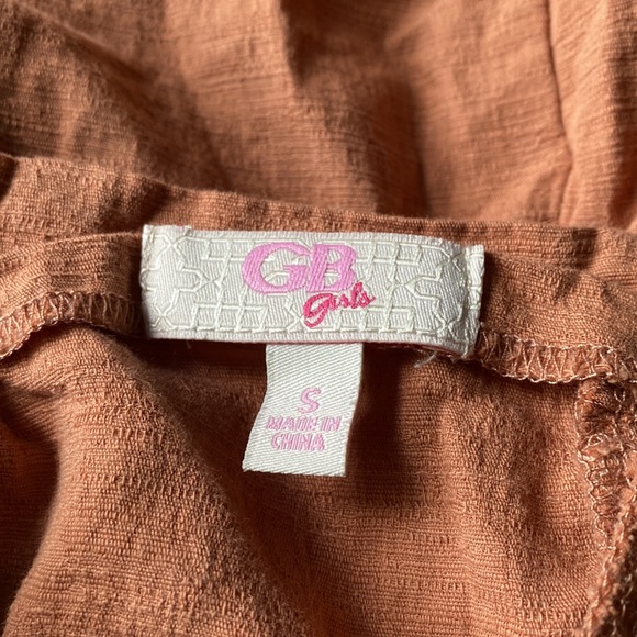 GB GIRLS - LIGHT BROWN SKIRT - Picture 2 of 4